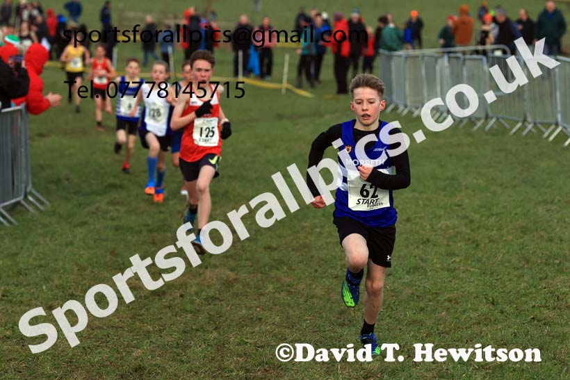 Boys Under-13s 2024 Northern Cross Country Champs., Sedgefield. Photo: David T. Hewitson/Sports for All Pics